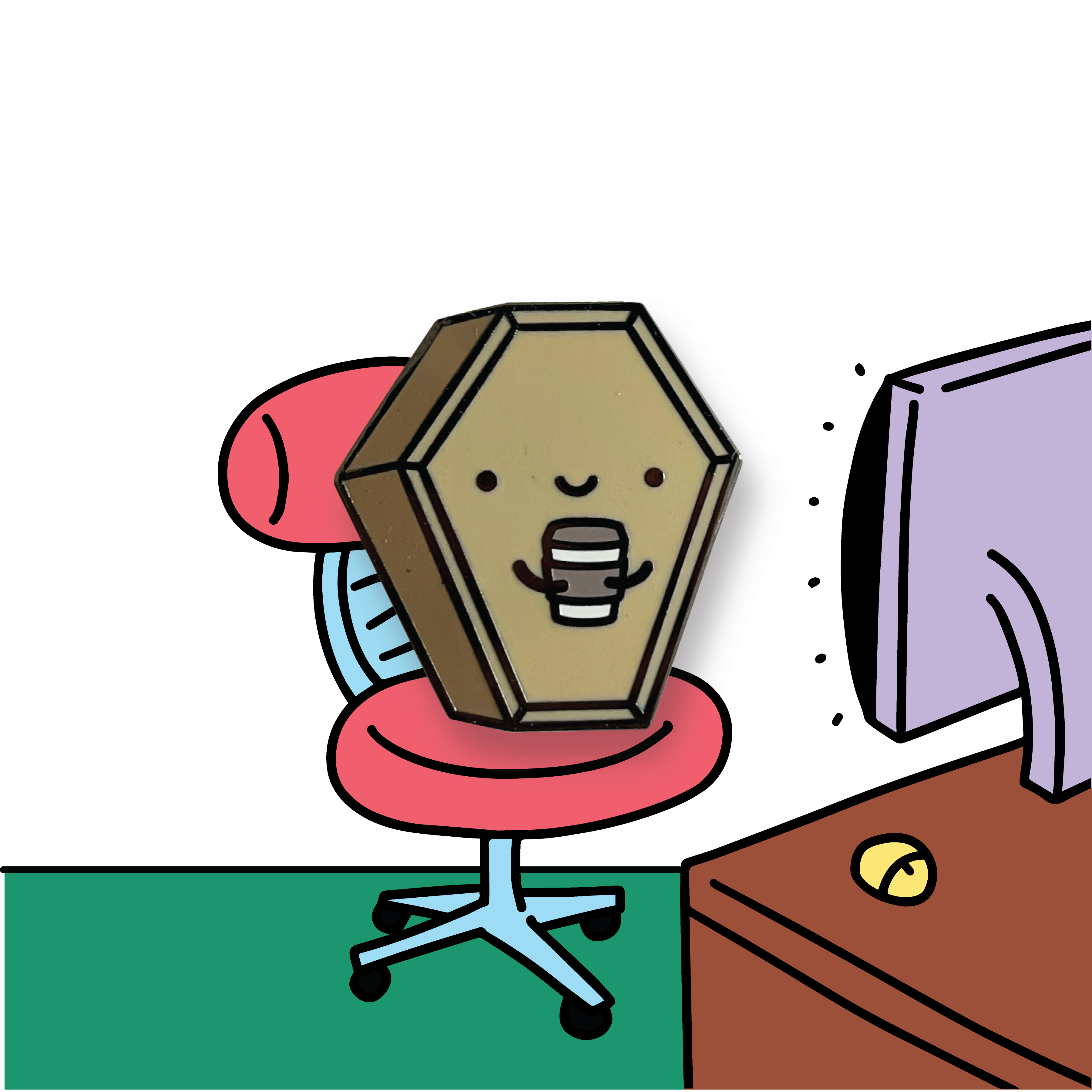 Dead Inside Pin